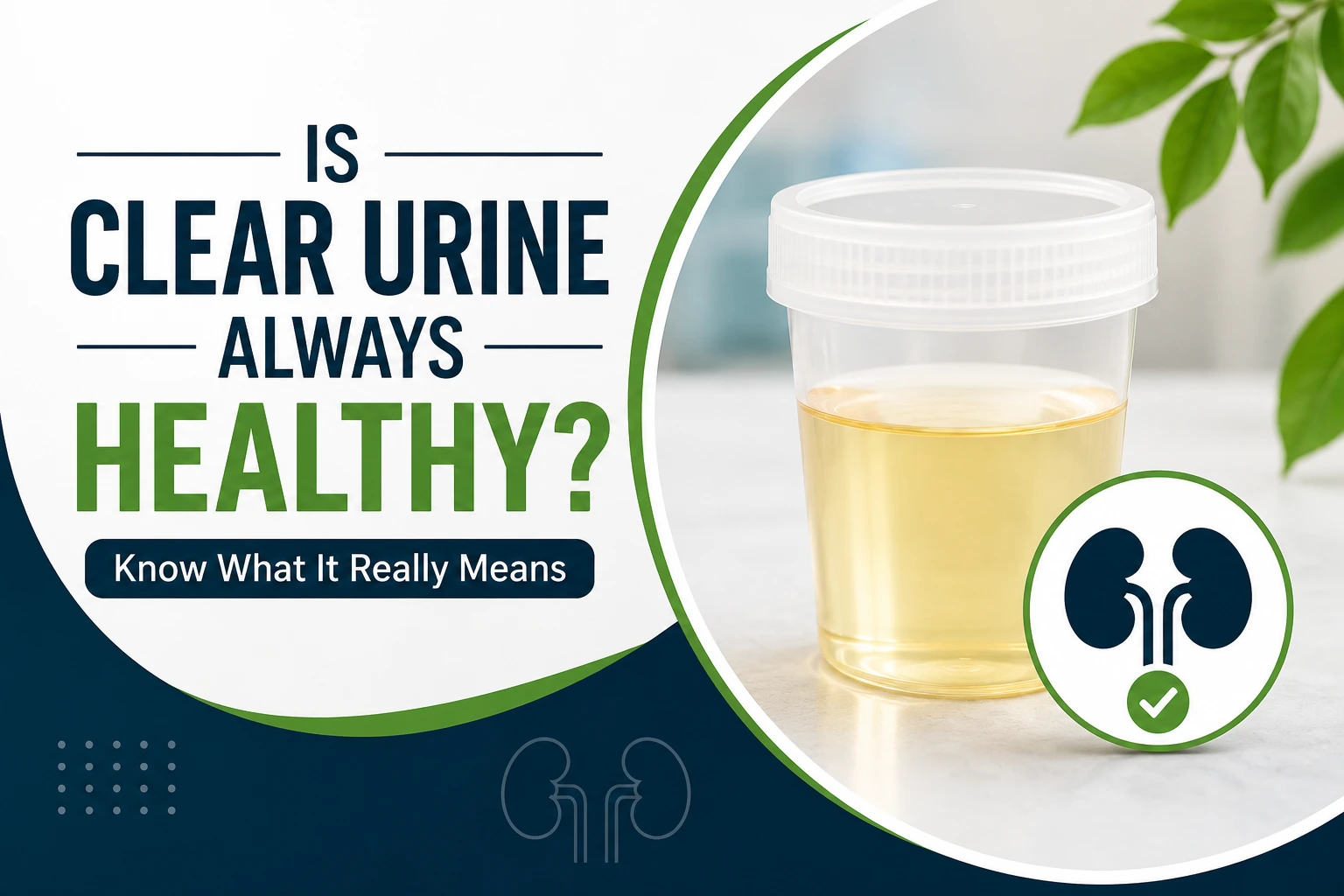Is Clear Urine Always Healthy?