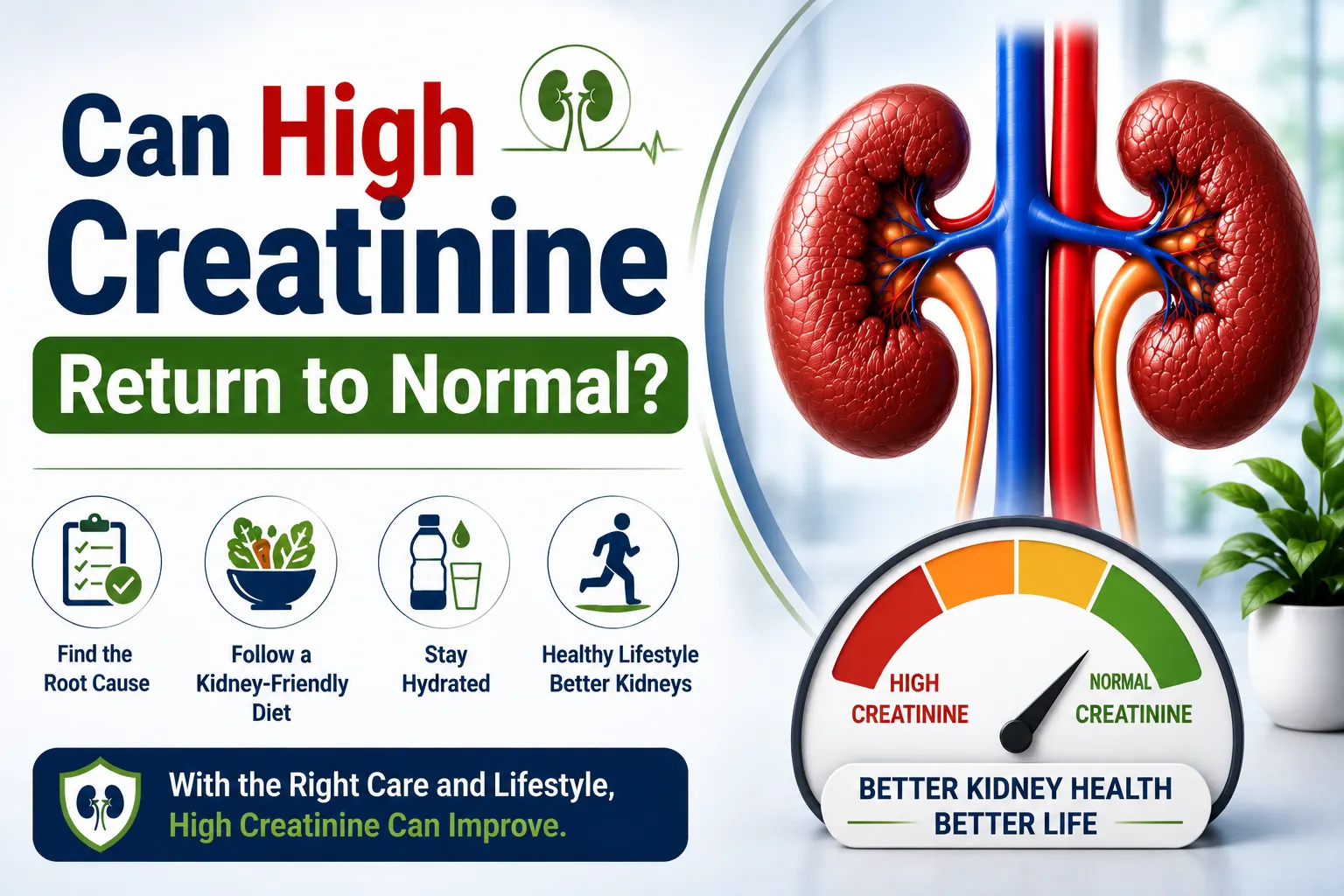 Can High Creatinine Return to Normal?